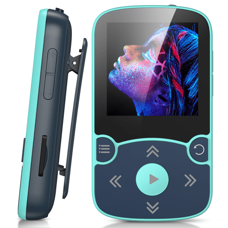 AGPTEK 32GB MP3 Player, Blue, A65X