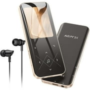 AGPTEK 64GB MP3 Player with Bluetooth 5.3, 2.4 inch Screen Portable Music Player with Speaker, FM Radio, Voice Recorder