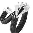 thumbnail interactive-video image 1 of AGPTEK Cable Sleeve Cover, 6.6ft, 1.2 Inch Cord Management Wire 1 of 12
