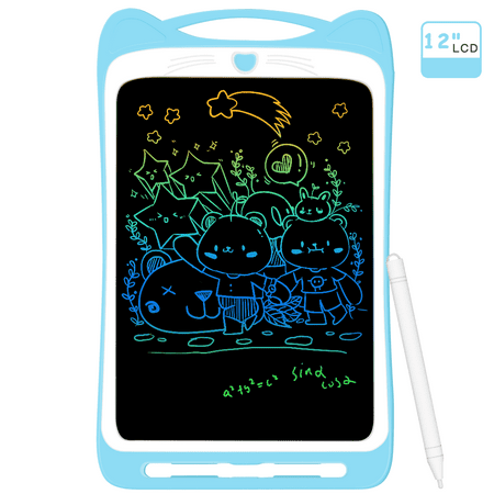 AGPTEK LCD Writing Tablet , Graphics Drawing Pads for Kids, 12 inch with Lock Switch, Blue