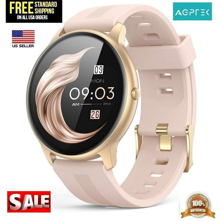 AGPTEK 1,69 Pouces Montre Connectée Homme, Smartwatch Sport