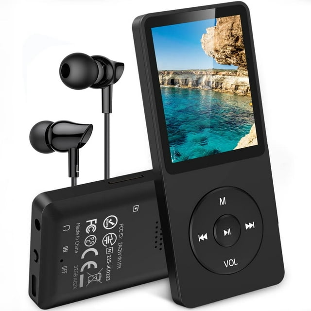 AGPTEK MP3 Player, Lossless Sound Music Player with Speaker A02X 32GB