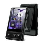 AGPTEK MP3 Player with Bluetooth 5.3, 2.4" TFT Color Touch Screen, Sports Clip-on Player 32GB TF Card and Arm Band