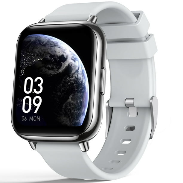 AGPTEK Smart Watch 1.69 inch Touch Screen Fitness Tracker Model LW31 Silver