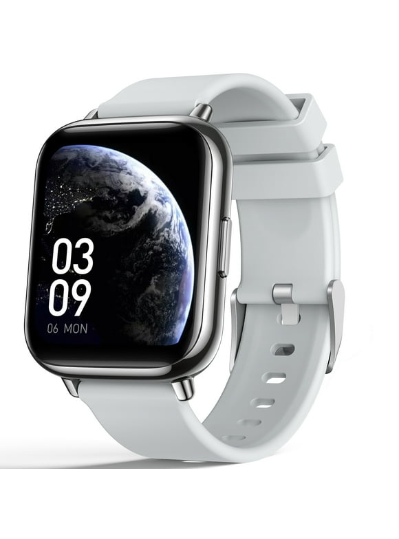 AGPTEK Smart Watch, 1.69 inch Touch Screen Fitness Tracker, Model LW31 Silver