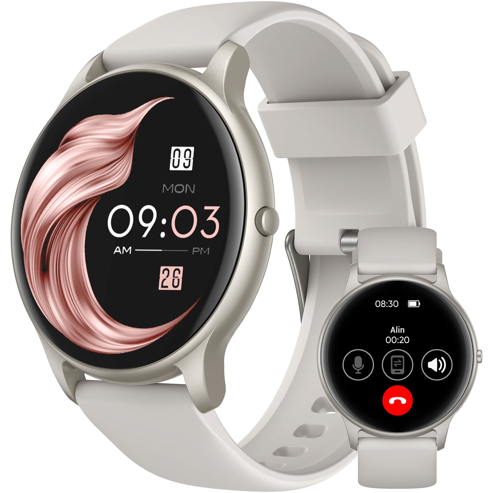 Agptek bluetooth smart watch 2.5 d arc hd screen wearable smartphone for iphone android samsung htc best sale