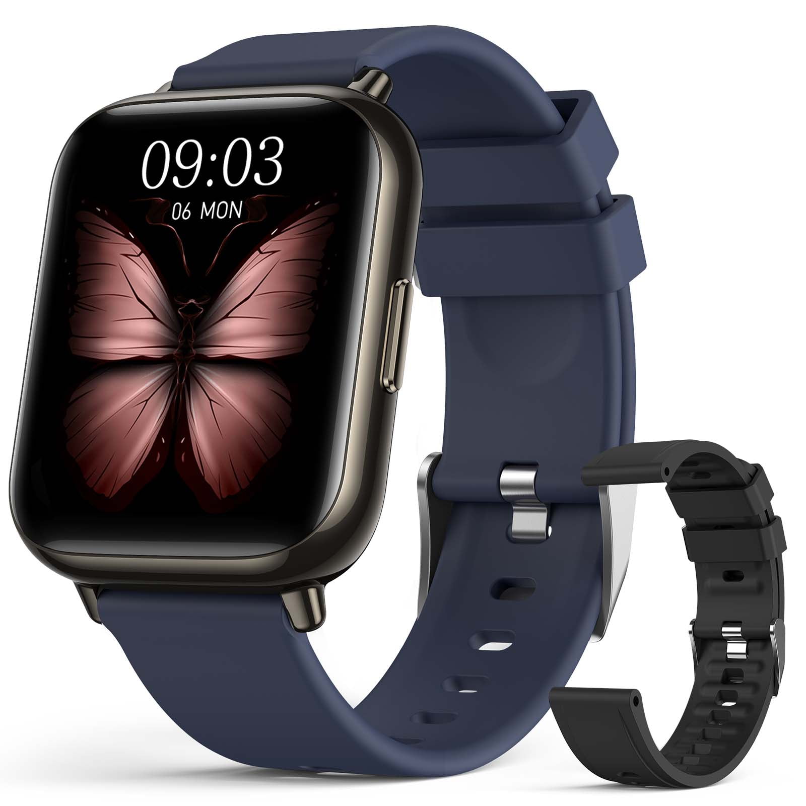 AGPTEK Smartwatch, Fitness Tracker with Replace Band, Model LW31 Blue