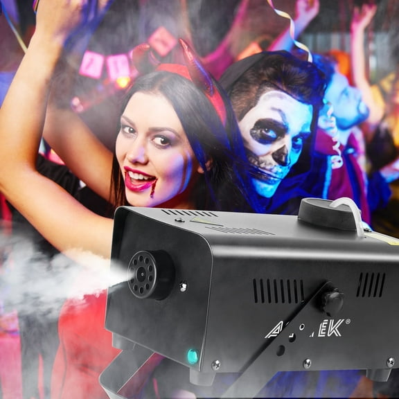 AGPtEK Automatic Spray Smoke Machine, Wireless and Wired Remotes  for Halloween Christmas Wedding Wedding