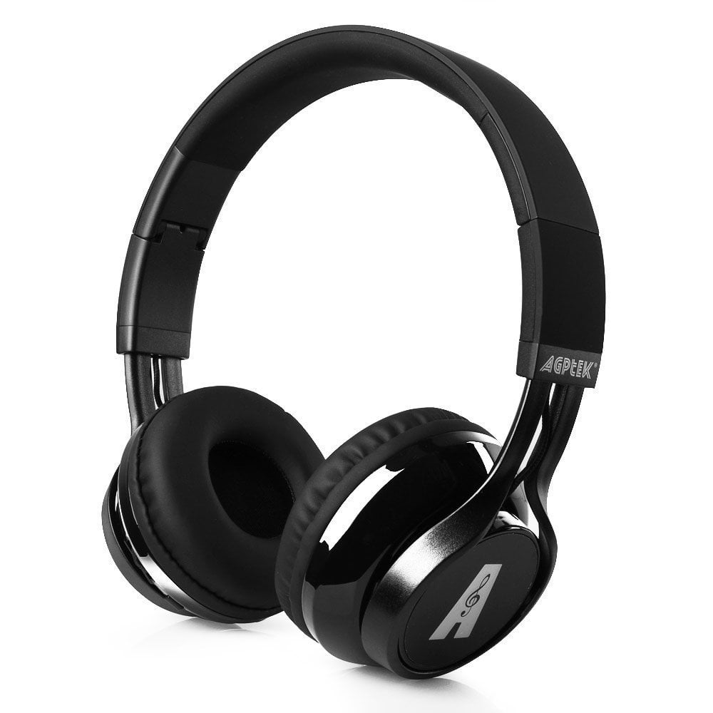 AGPtEK Wireless Foldable Bluetooth Over Ear Headphones with Microphone ...
