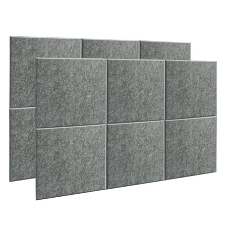 AGPtek 12 Pack Acoustic Foam Panels,Soundproofing Absorbing High Density Noise Cancel