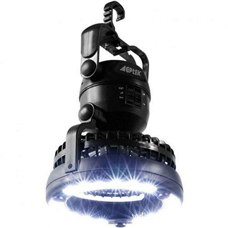 AGPtek 2-in-1 18 LED Camping Light Flashlight and Ceiling Fan for Outdoor Hiking AGPtek 2-in-1 18 LED Camping Light Flashlight and Ceiling Fan for Outdoor Hiking