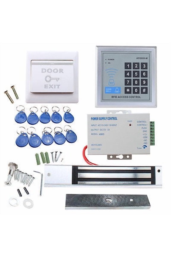 620 LBs Kit Electric Door Lock Magnetic Access Control ID Card Password System