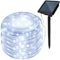 thumbnail image 1 of AGPtek 75.5FT 200LED Solar Powered Rope String Fairy Lights,Cool White 8 Modes Waterproof Outdoor, 1 of 9