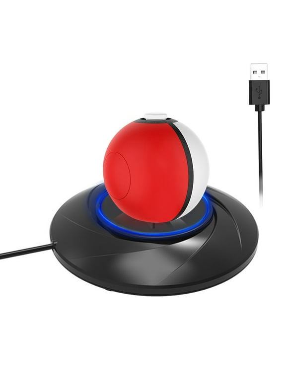 AGPtek Desktop Charger for Nintendo Switch Poke Ball Plus Controller, Charging Stand with USB Cable