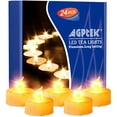 thumbnail image 1 of AGPtek Lot 24 Battery LED Amber yellow Tea Light Candle with Timer, 1 of 7