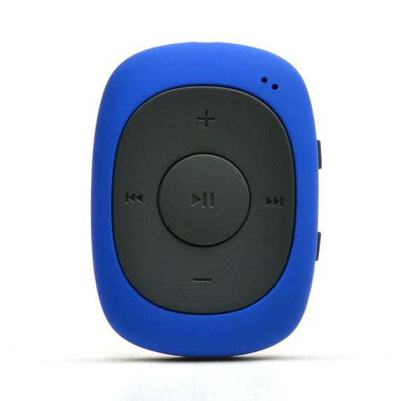 AGPtek MP3 Player 8GB Portable Clip Music Player with FM radio supporting MP3 WMA Blue