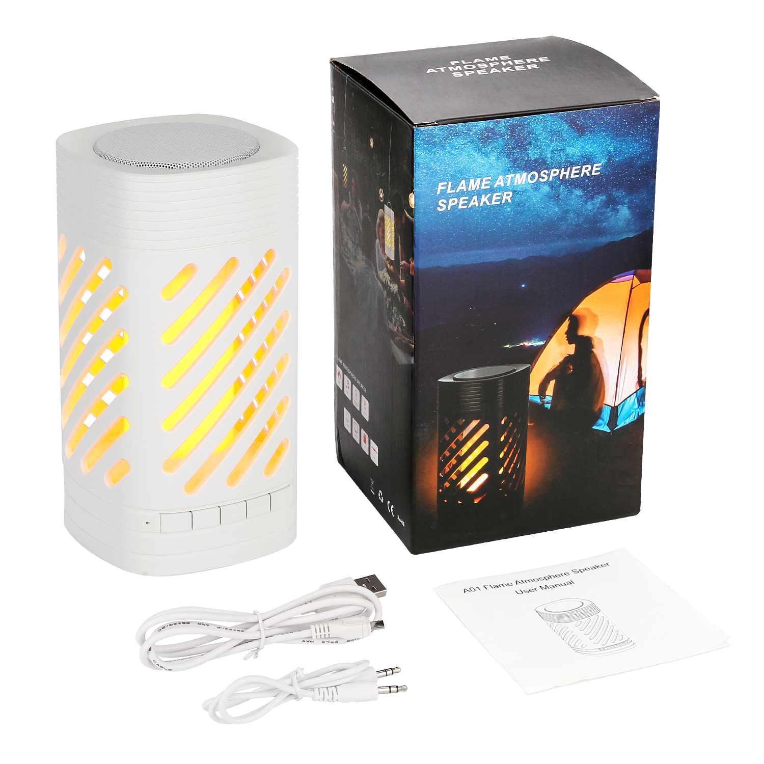 AGPtek Portable Bluetooth Speaker with Lights Wireless Speaker Smart ...
