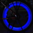 thumbnail image 1 of AGPtek Waterproof 6Pcs Bike Bicycle Cycling Sopke Silicone LED Light - Blue, 1 of 3