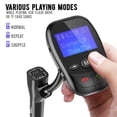 thumbnail image 1 of AGPtek Wireless In-Car Bluetooth FM Transmitter Radio Adapter Car Kit with Display and USB Car Charger, 1 of 7