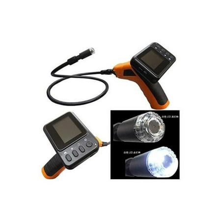 AGPtek Wireless Waterproof Sewer Plumbing Pipe Borescope Inspection Camera LCD Monitor Night Vision