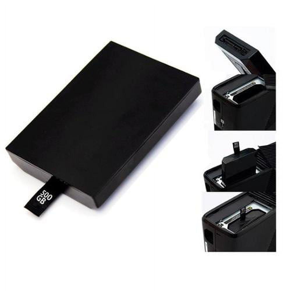 AGPtek Xbox 360 Hard Drive 500gb Internal Slim Disk Kit Black