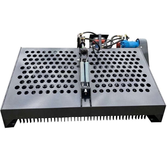 AGROTK 72" Skid Steer Loader Landscape Rake Rock Attachment | AGT-ECSSLR72