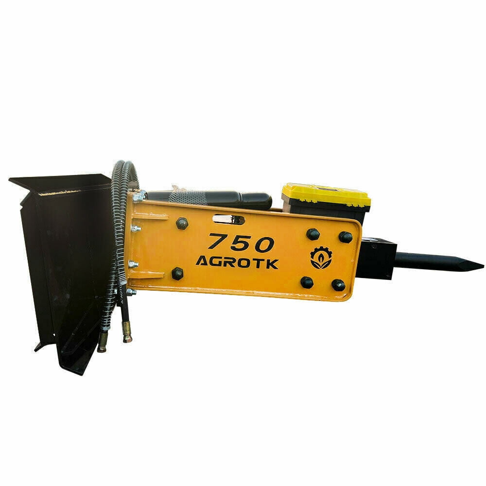 AGROTK 750 Hydraulic Hammer Breaker Skid Steer Loader Attachment