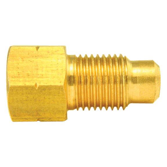 AGS A79-BLF31B 0.37-24 in. - 10 x 1.0 mm Brass Adapter - Bubble