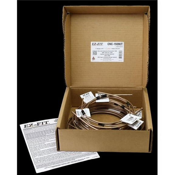 AGS Brake Line Kit A79-CNC117KIT EZ-Fit Nickel Copper for 2003-2007 Silverado and Sierra 1500