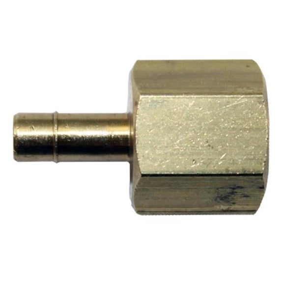 AGS A79-FLRL095 0.31 mm Female to 0.31 mm Nylon - Fuel Line Adapter, 2 Per Bag