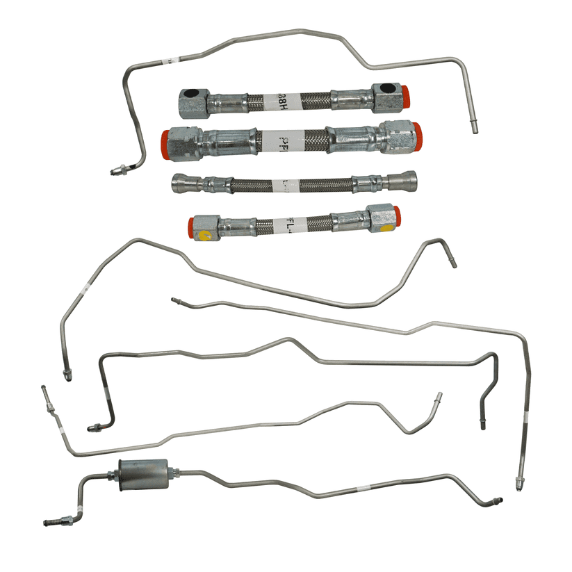 AGS Automotive Soltuions - Pre-Bent Fuel Line Kit for 2000-2003 Chevrolet Silverado 1500 Standard Cab