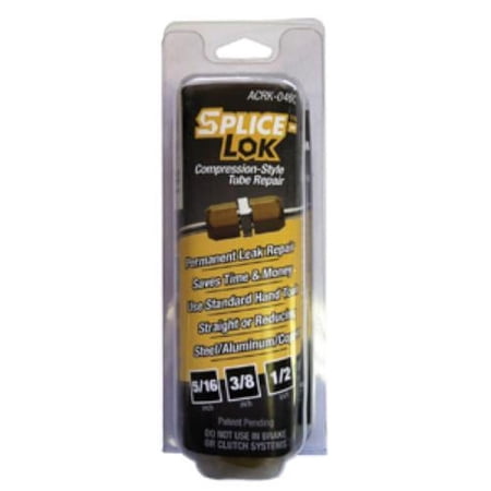 AGS Automotive Solutions Splice-Lok A/C Repair Kit with Compression-Style, 5/16 Inch Tubes, 0.27 lb