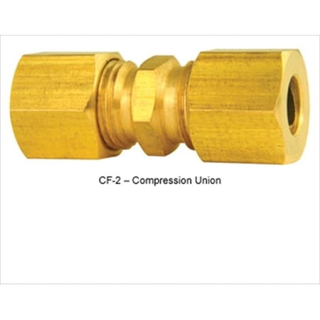 AGS CF2 Brake Line Compression Fitting- 0.25 In.