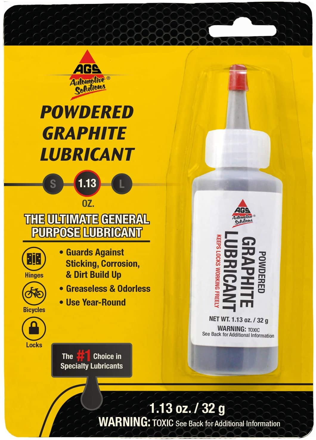Dry Powdered Graphite Tube-O-Lube for metal wood or plastic
