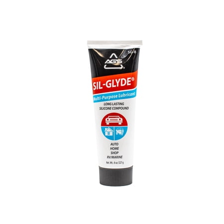 AGS Company Sil-Glyde Lubricant Tube, 8 oz Tube