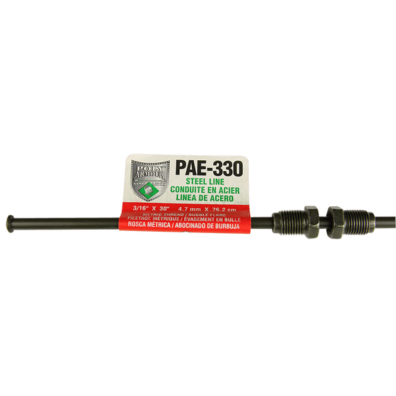 AGS European Poly-Armour PVF Steel Brake Line PAE-330