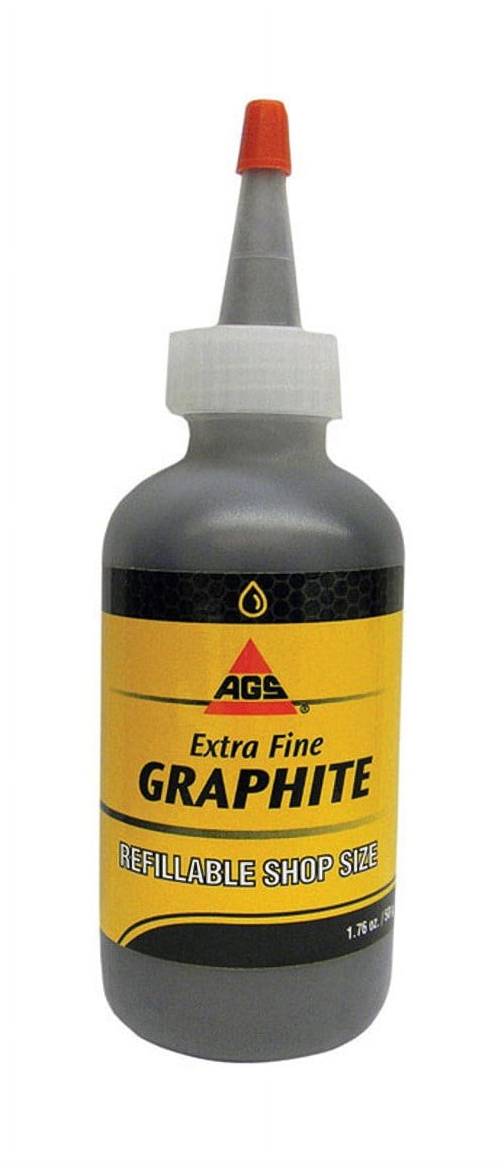 AGS 1.13 Oz. Bottle Powdered Graphite Dry Lubricant - Henery Hardware