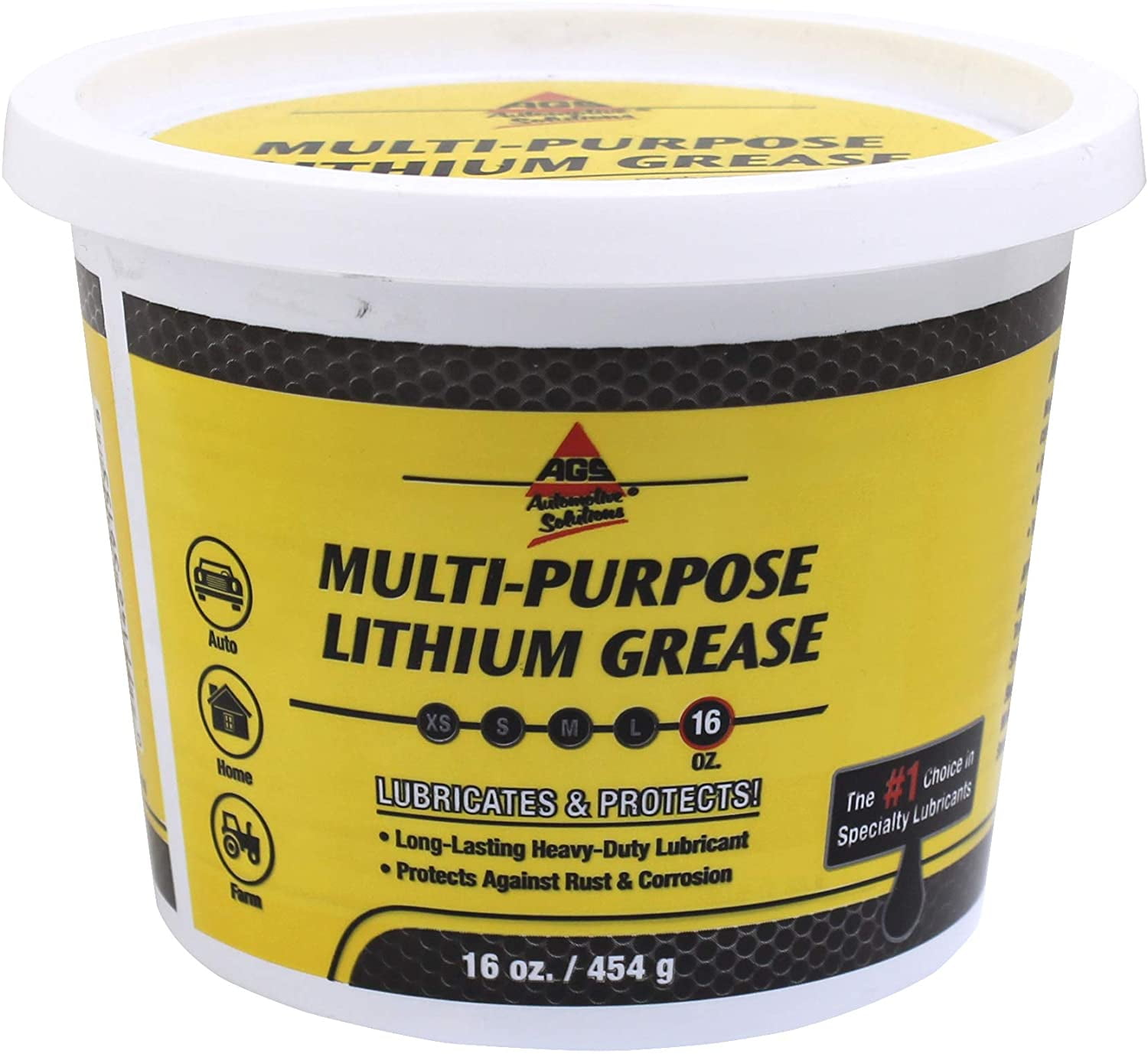 AGS Multi-Purpose Lithium Grease, Tub, 16 oz