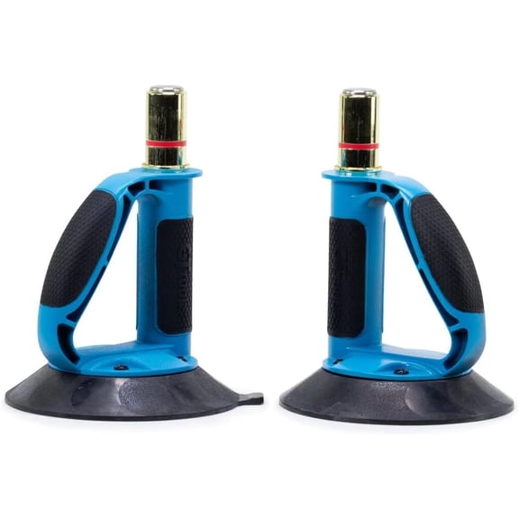 AGSC-SG-2PK 2 Pack SuperGrip Ergonomic 6 inch Windshield Suction Cups, Auto Glass Removal Suction Cups.