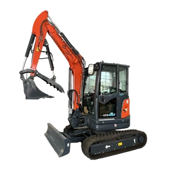 AGT 4Ton Mini Excavator 25HP Kubota Diesel Engine w/ Hydraulic Thumb &A/C NEW | CFG-40UF