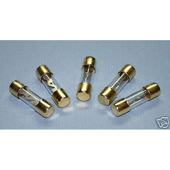 AGU FUSE 5 PACK RELIABLE 60 AMP FUSES GOLD PLATED 60 GLASS