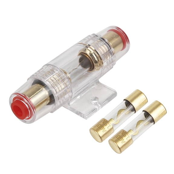 AGU Fuse with AWG In-Line Holder 4 6 8 Gauge 15 Amp for Car Audio Video Stereo