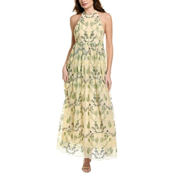 AGUA BY AGUA BENDITA womens Habitat Dress, l, Green