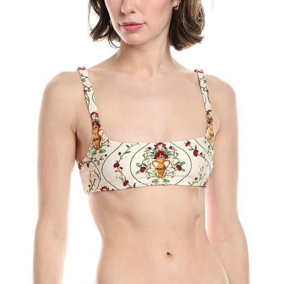 AGUA BY AGUA BENDITA womens  Havana Remedios Top, XL, White