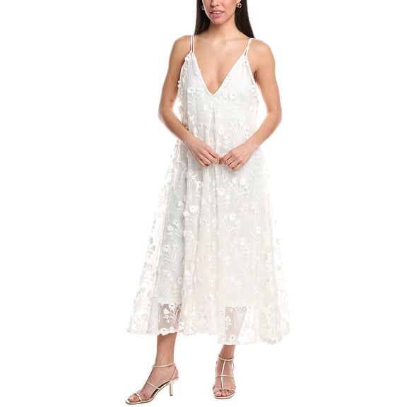 AGUA BY AGUA BENDITA womens  Maxi Dress, m, White