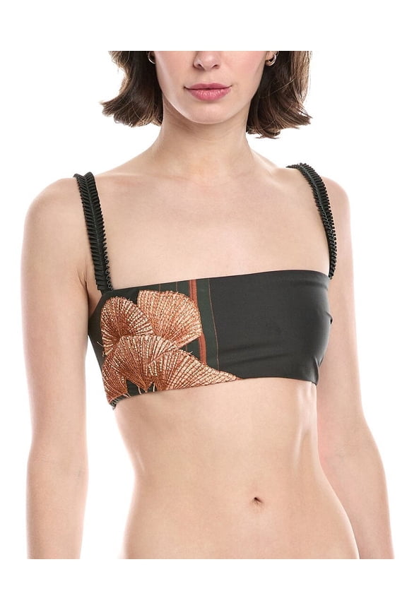 AGUA BY AGUA BENDITA womens  Palma Top, l, Green