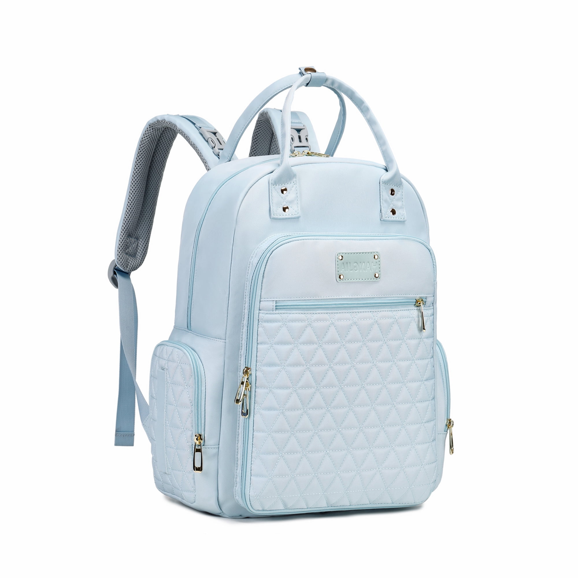 AGUDAN Baby Diaper Backpack Mommy Nappy Bag Multifunction Travel Maternity Bag 12x7x16IN