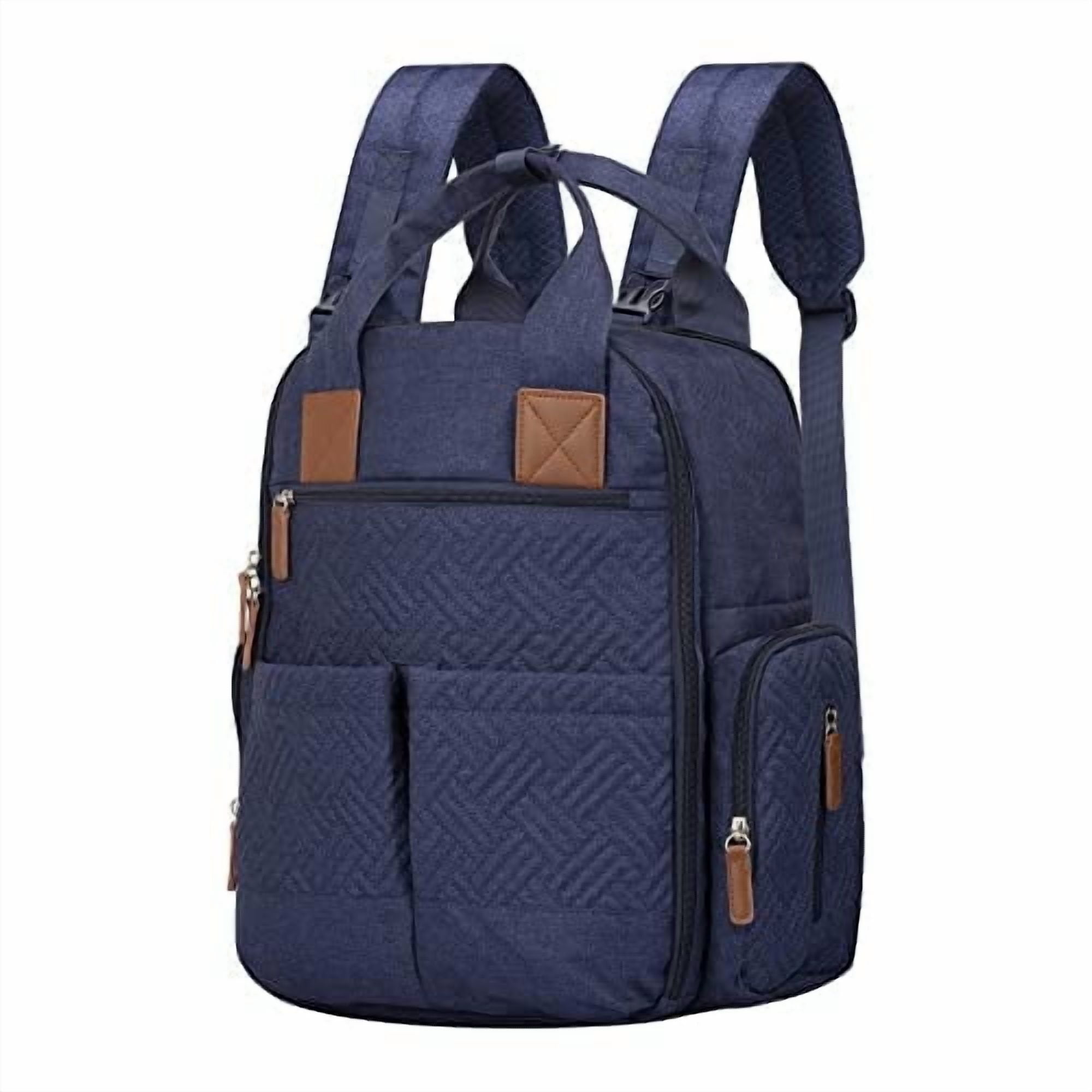 AGUDAN Baby Diaper Backpack Waterproof Maternity Bag Dry&Wet Separation Nappy Bag 12x7x16IN