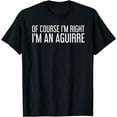 thumbnail image 1 of AGUIRRE Gift Funny Surname Family Tree Birthday Reunion Idea T-Shirt, 1 of 3
