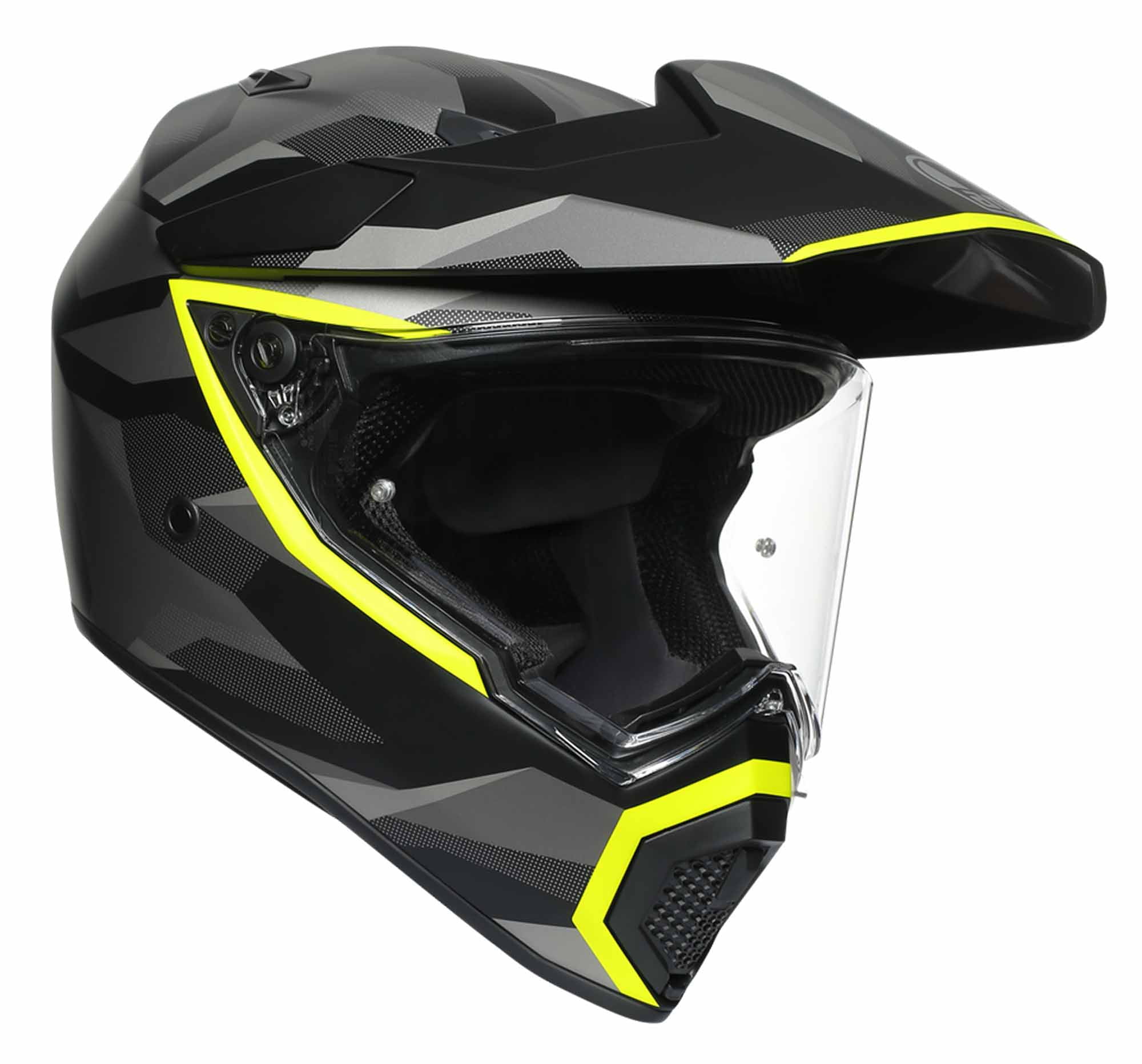 AGV AX9 Siberia Dual Sport Helmet Black/Fluo Kuwait Ubuy
